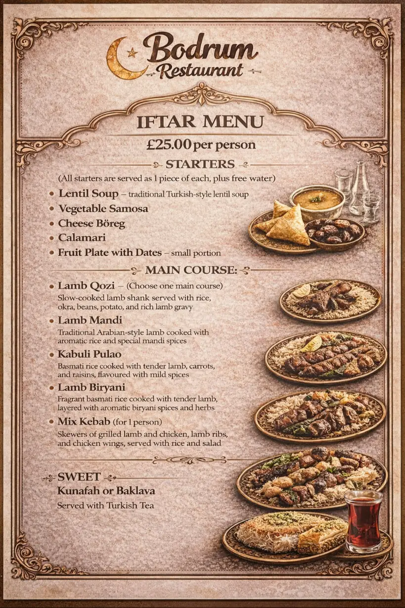 Bodrum Restaurant - Halal Turkish & Mediterranean in Oxford